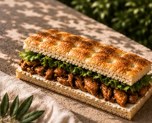 Tavuklu Focaccia Sandviç